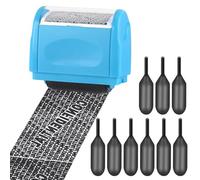 Xnourney Wide Data Defender Roller Stamp, Identity Theft Protection Roller Stamp,Confidential with 9 Refills, Information Blocker Security for Privacy ID Address Security