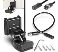 XNT-9-HW-T Transom Temperature Transducer & 720074-1 AS EC QDE Ethernet Adapter Cable for Humminbird Helix 5/7/8/9/10/12 with Dual Spectrum Chirp Sonar 710274-1, 20 Feet Cable Length