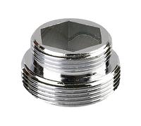 XNTONG - Faucet Adapter, External Thread M18to External Thread M22 Faucet Converter, Faucet Aerator Adapter, Suitable for Connecting Aerators to Kitchen Faucets, (M18-M22)