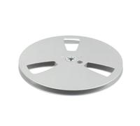 Xnuiasqe 1/4 7 Inch Takeup Reel Empty Take Up Reel 3 Hole Wind Holes Open Reel Audio Tape Empty Reel for Reel to Reel Silver
