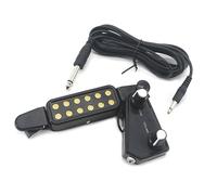 Xnuiasqe 1 Piece Acoustic Acoustic Guitar Sound Hole Pickup Adjustable Volume Tone Without Opening Holes