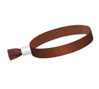 Xnuiasqe 100 Pcs Colored Wrist Bands Activity Wristband for Events, for Concert Wrist Strap (Brown)