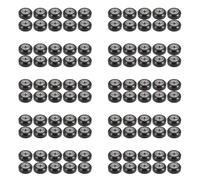 Xnuiasqe 100Pcs Big Plastic Pulley Wheel with Bearing Idler Pulley Gear for 3D Printer