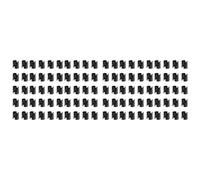 Xnuiasqe 100pcs Clips for Wire Shelving Wire Shelving Lock Clips Shelving Sleeves Shelving Sleeves Replacement Shelf Lock Clips