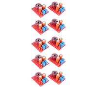 Xnuiasqe 10Pcs 2 Way 80W Diy Speaker Filter Circuit Treble Bass Frequency Divider Home Theater Hifi Stereo Audio Crossover Filter