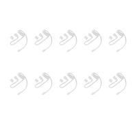 Xnuiasqe 10X Earphone Accessories Transparent Coil Acoustic Air Tube Earplug for Two-Way Radio Walkie Talkie Earpiece Headset