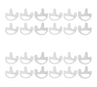 Xnuiasqe 12 Pairs Transparent Silicone Soft Earbud for Walkie Talkie Covert Acoustic Tube Earpiece Small/Middle/Large J6116Z