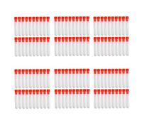 Xnuiasqe 120 Pcs Non-Completed Plastic Test Tubes Lab Test Tool with Screw Cap Transparent, 12 X 60mm