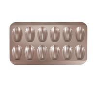 Xnuiasqe 12Cup Shell Shaped Nonstick Madeleine Pan Carbon Steel Mold Baking Mould Tools