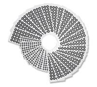 Xnuiasqe 1400 Dots 6mm & 3mm 3D Scanning Markers for 3D Scanner, High Tracking & Positioning Dots for 3D Scan (28 Sheets)