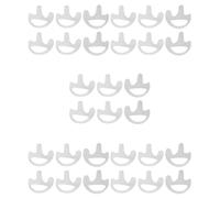 Xnuiasqe 15 Pairs Transparent Silicone Soft Earbud for Walkie Talkie Covert Acoustic Tube Earpiece Small/Middle/Large J6116Z