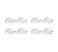 Xnuiasqe 16X Carpet Protectors 8Pcs Spiked Caster Cups Floor Saver Pads Clear Spiked Floor Castor Cups Spiked Furniture Cup