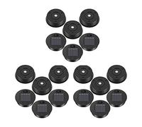 Xnuiasqe 18 Pcs Solar Lights Replacement Top 7 Lumens Solar Lantern Parts LED Solar Panel Lantern Lid Lights for Outdoor Hanging
