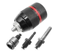 Xnuiasqe 1Set Keyless Drill Chuck 1/2-20UNF Mount 1.5-13Mm Metal with SDS-Plus 1/2Inch Wrench Adapter