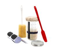Xnuiasqe 1Set Sourdough Bread Kit Large Capacity Sourdough Jar Sourdough Bread Kit with 5 for the Perfect Sour Dough Bread