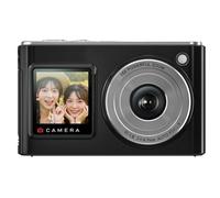 Xnuiasqe 2.8 Inch 5K HD 21MP Digital Camera Front and Rear Dual Screens for Students, Selfie, Outdoor Photography Portable Black