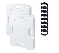 Xnuiasqe 2 Pack Pool Ladder Weights, 26LBS HDPE Pool Step Weights to Prevent Floating, Reusable Swimming Pool Stair Weights