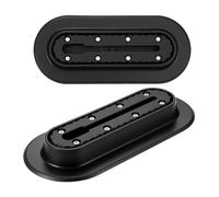 Xnuiasqe 2 Pcs Kayak Rail Track, Inflatable Boat Fixed Base for Paddle Holders Fish Finder Anchor Cleats Kayak Accessories