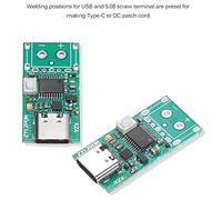 Xnuiasqe 2 Pcs ZY12PDN USB-C PD2.0/3.0 to DC Converter Power Supply Module Decoy Fast Charge Trigger Poll Polling Detector Tester