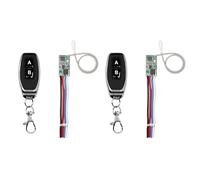 Xnuiasqe 2 Sets 433.92Mhz Wireless Remote Control Switch Module DC 3.6V-24V Mini Power Switch Relay Receiver with Remote Control