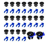 Xnuiasqe 20PCS Bowden Tube Coupler Set for 3D Printer Bowden Collet and Clip Secure and Easy Installation, Prevents Leakage