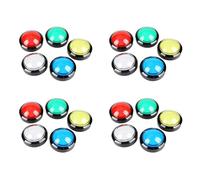 Xnuiasqe 20X Buttons 60mm Dome 2.36 Inch LED Push Button with Micro-Switch for Machine Video Games Console