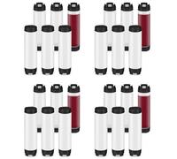 Xnuiasqe 24 Pcs 16 Oz Condiment Squeeze Bottles Inverted Plastic Squeeze Bottle for Sauces Refillable Tip Large Valve Dispenser