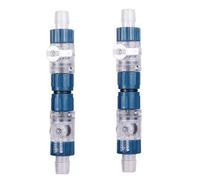 Xnuiasqe 2pcs 16mm Aquarium Filter Water Hose Control Double Tap Quick Release Connector Fish Tank Filter
