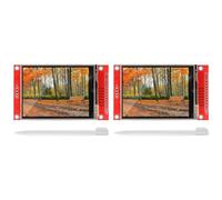 Xnuiasqe 2pcs 2.8Inch ILI9341 SPI TFT LCD Display Touch Panel 320X240 5V/3.3V STM32 Display Module with Touch Pen
