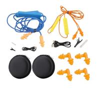 Xnuiasqe 2PCS Bluetooth Ear Plugs Earphone for Work, Noise Suppression, Hearing Protection,Construction Sites, Noisy Places