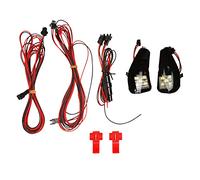 Xnuiasqe 2PCS LED Rearview Puddle Light Under Side Mirror Welcome Lamp for Alphard 20 Series Vellfire II, White Light