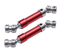 Xnuiasqe 2Pcs Metal Rear Center Drive Shaft CVD Shaft for 1:12 12428 12423 RC Car Short Course Desert Off-Road
