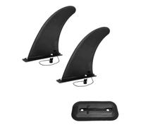 Xnuiasqe 2pcs Paddle Board Fin with Base, Removable Fin Replacement Set, Slide-in Quick Release Center Fin for Surfboard