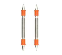 Xnuiasqe 2Pcs Spring Tool Set 1/32In, 1/16In, 3/32In, 1/8In Nail Punch, Spring Loaded Rivet Removal Set Kit for Wood