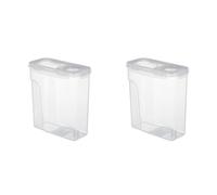 Xnuiasqe 2X 3D Printer PLA Filament Drying Box 1KG Material Tray Double Layer Sealing 4L Moisture Proof Storage Container White