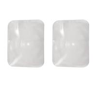 Xnuiasqe 2X Auto Wide Angle Lens,10 Inch x 8 Inch Reversing Stickers,Parking Blind Spot Rear View for Car Van Suv