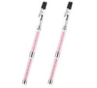 Xnuiasqe 2X Bracelet Helper Tool, Aid Equipment Buddy Assistant Alligator Clips Bracelet Helper to Put on Yourself (Pink)