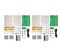 Xnuiasqe 2X DIY Pixel Game Maker Kit Electronics DIY Soldering Project Practice Solder Learning Assembly with Shell