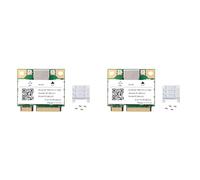 Xnuiasqe 2X Dual Band Mini Pcie RTL8822CE 1200Mbps WiFi Card Bluetooth 5.1 Wireless Adapter 802.11ac for Laptop/PC Wind 10/11