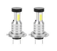 Xnuiasqe 2X H7 LED Headlight Bulb Kit High Low Beam 100W 30000LM Super Bright 6000K White
