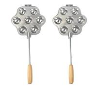 Xnuiasqe 2X Mini Muffins Open Pies Cookie Mold Maker Russian Soviet Cookies Pastry Egg Tart Mold