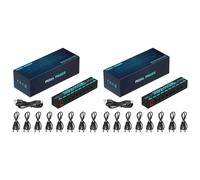 Xnuiasqe 2X PEDAL POWER Guitar Pedal Power Guitar Effector Power Supply 8 Isolated DC Output Guitar Effect Pedal
