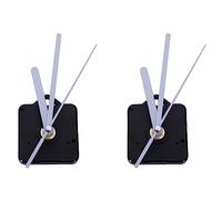 Xnuiasqe 2X Quartz Wall Clock Movement DIY Clock Mechanism Parts Classic Hanging White Quartz Watch Wall Clock Movement