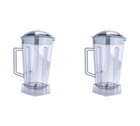 Xnuiasqe 2X Spare Jug for Blender Replacement Part Transparent 2L Capacity Blender Spare Compatible for SILVER Blender