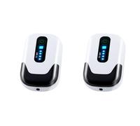 Xnuiasqe 2X Waterproof Aquarium Oxygen Air Pump Fish Tank Air Compressor Aerator USB Rechargeable Ultra Silent(AR11)