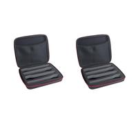 Xnuiasqe 2X Wireless Microphone Bag Home Microphone Bag Performance Microphone Storage Box Outdoor Microphone Bag