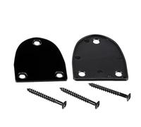 Xnuiasqe 3-Hole Guitar Neck Plate with Mounting Gasket & Screws for Electric Guitar Replacement Part