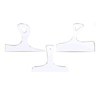 Xnuiasqe 3 Pcs Cutting Board Handle Template Acrylic Handle Router Template Angled Curvy Tracing Stencils