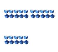Xnuiasqe 30pcs 3D Printer Parts Blue Aluminum Stepper Driver Heatsink for TMC2100 LV8729 TMC2208 TMC2130