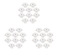 Xnuiasqe 30PCS Ceramic B9A Silver-Plated 9Pin Vacuum Tube Socket Panel Chassis Mount for ECC81 ECC82 ECC83 EL84 6922 Vacuum Tube